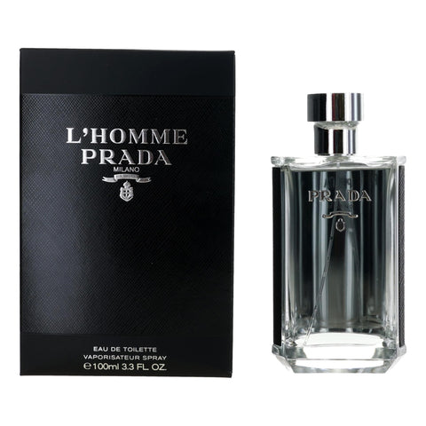 L'Homme Prada by Prada, 3.4 oz EDT Spray for Men