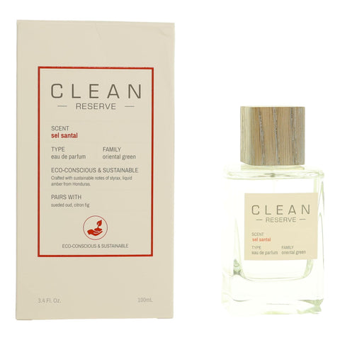 Clean Reserve Sel Santal by Clean, 3.4 oz EDP Spray for Unisex