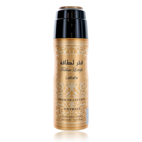 Fakhar Extrait by Lattafa, 6.7 oz Perfumed Deodorant Spray for Women